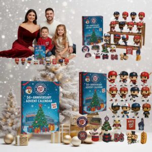 Washington Nationals 56th Anniversary Advent Calendar Christmas
