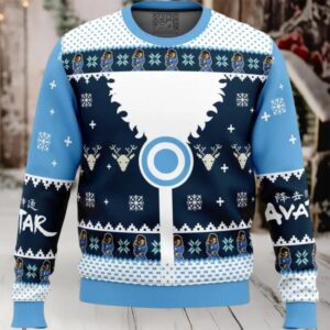 Waterbenders Water Tribe Avatar The Last Airbender Ugly Christmas Sweater