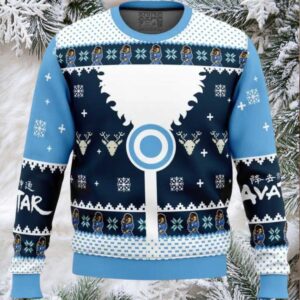 Waterbenders Water Tribe Avatar The Last Airbender Ugly Christmas Sweater