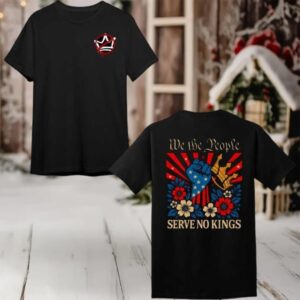 We The People Serve No Kings Stars Stripes America Patriotic 2025 New Two Sided Shirt