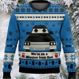 We’re On A Mission From God Ugly Christmas Sweater