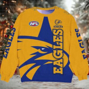 West Coast Eagles AFL Ugly Christmas Sweater