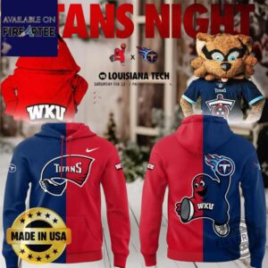 Western Kentucky Hilltoppers Tennessee Titans Night Louisiana Tech Hoodie