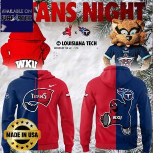 Western Kentucky Hilltoppers Tennessee Titans Night Louisiana Tech Hoodie