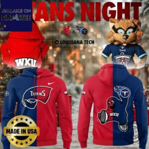 Western Kentucky Hilltoppers Tennessee Titans Night Louisiana Tech Hoodie