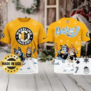 Wheeling Nailers X Bluey Night Tshirt Hoodie