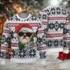 Red Snowflake Pattern Miller Lite Ugly Christmas Sweater Red Snowflake Pattern Miller Lite Ugly Christmas Sweater