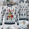 White & Blue Snowflake Pattern “Grinch You, Not So Much” Ugly Christmas Sweater – Coors Light Edition