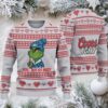 Gray and Red Reindeer Snowflake Bud Light Seltzer Ugly Christmas Sweater Gray and Red Reindeer Snowflake Bud Light Seltzer Ugly Christmas Sweater