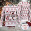 White and Red Snowflake Crown Royal Ugly Christmas Sweater White and Red Snowflake Crown Royal Ugly Christmas Sweater