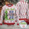 White Navy and Red Fair Isle Ugly Christmas Sweater Jack Daniel’s Whiskey with Grinch Reindeer Hearts and Zigzag Pattern White Navy and Red Fair Isle Ugly Christmas Sweater Jack Daniel’s Whiskey with Grinch Reindeer Hearts and Zigzag Pattern