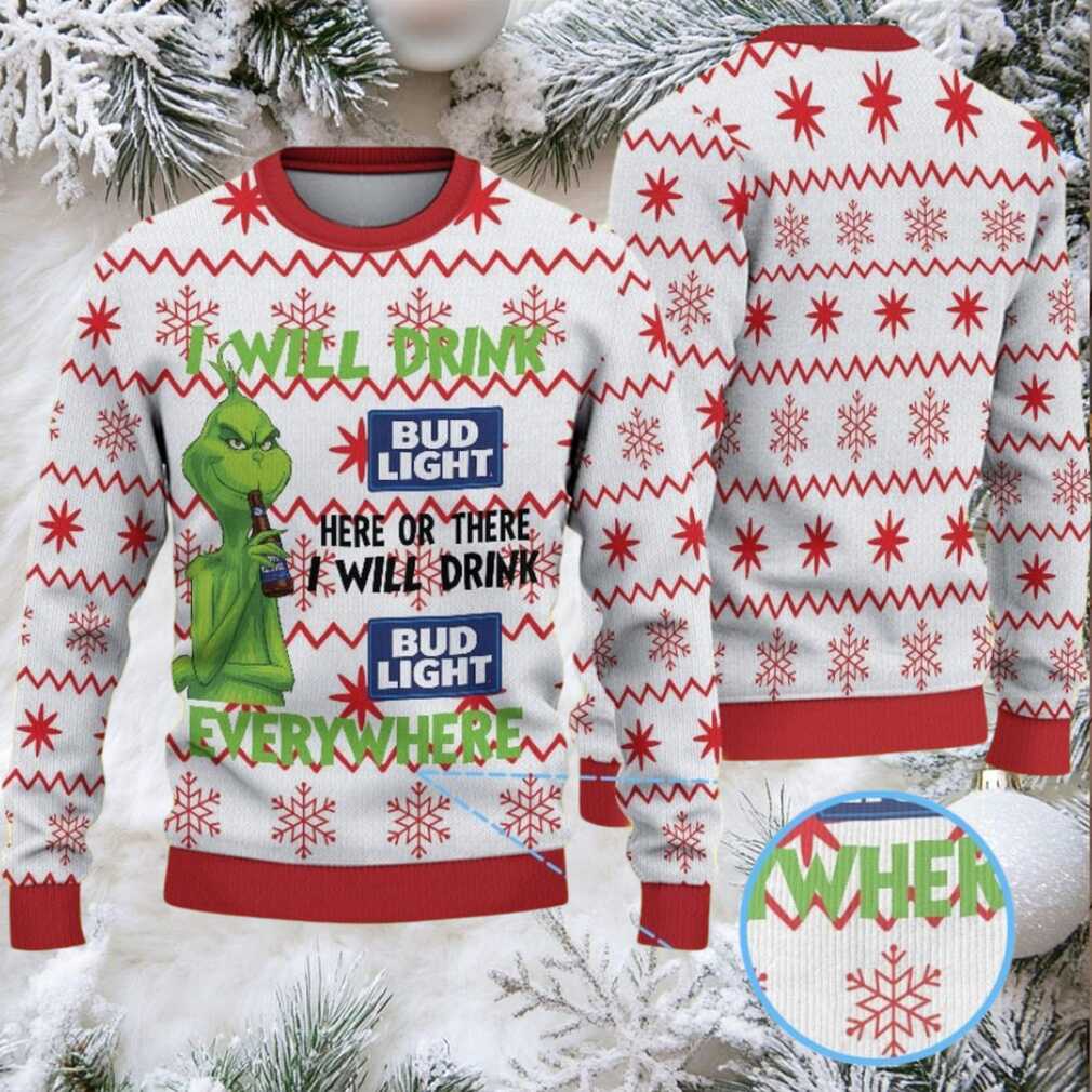 White Ugly Christmas Sweater with Red Snowflake Pattern Featuring Nurse Holiday White Ugly Christmas Sweater with Red Snowflake Pattern Featuring Nurse Holiday