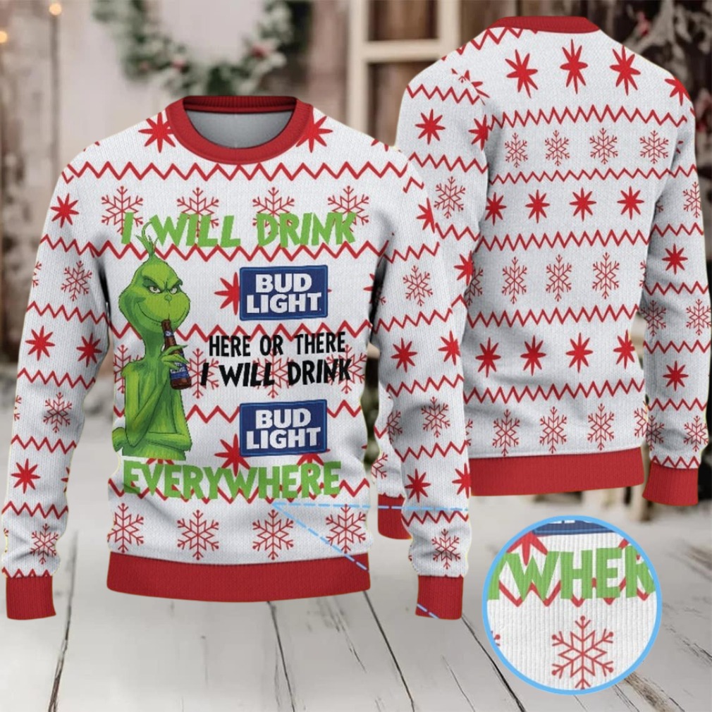 White Ugly Christmas Sweater with Red Snowflake Pattern Featuring Nurse Holiday White Ugly Christmas Sweater with Red Snowflake Pattern Featuring Nurse Holiday