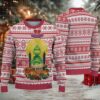 Cream and Red Snowflake Pattern Keystone Light Ugly Christmas Sweater Cream and Red Snowflake Pattern Keystone Light Ugly Christmas Sweater