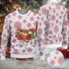 Crimson Red Fair Isle Snowflake Hennessy “Christmas Spirit” Ugly Christmas Sweater Crimson Red Fair Isle Snowflake Hennessy “Christmas Spirit” Ugly Christmas Sweater
