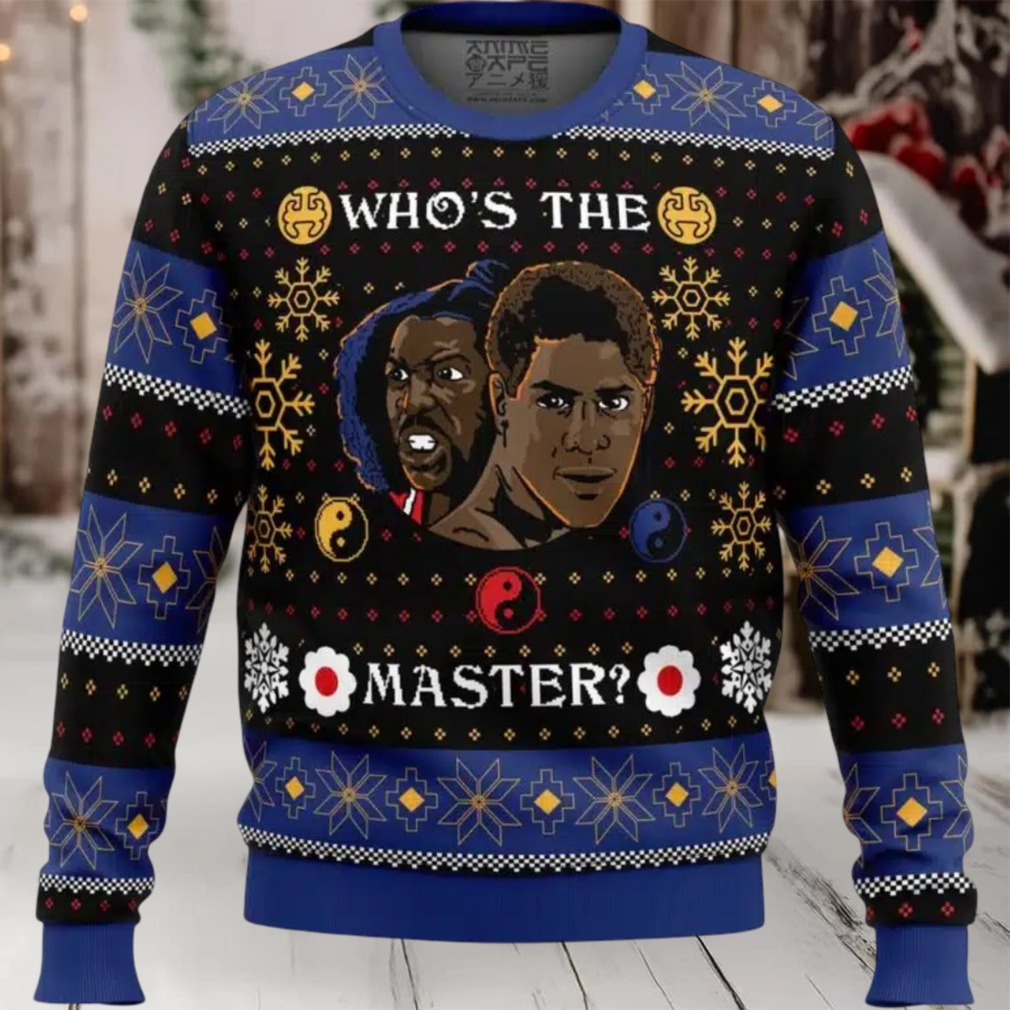 Whose The Master The Last Dragon Ugly Christmas Sweater