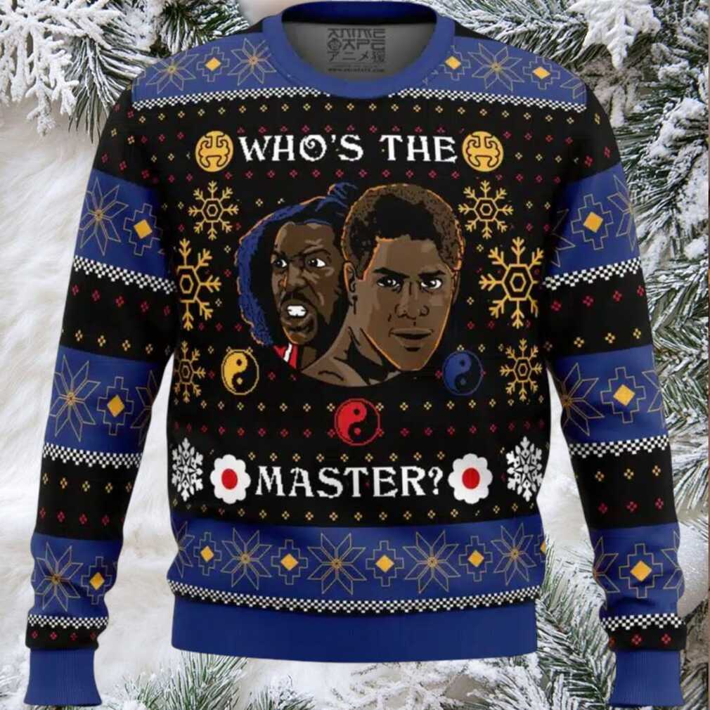 Whose The Master The Last Dragon Ugly Christmas Sweater Whose The Master The Last Dragon Ugly Christmas Sweater