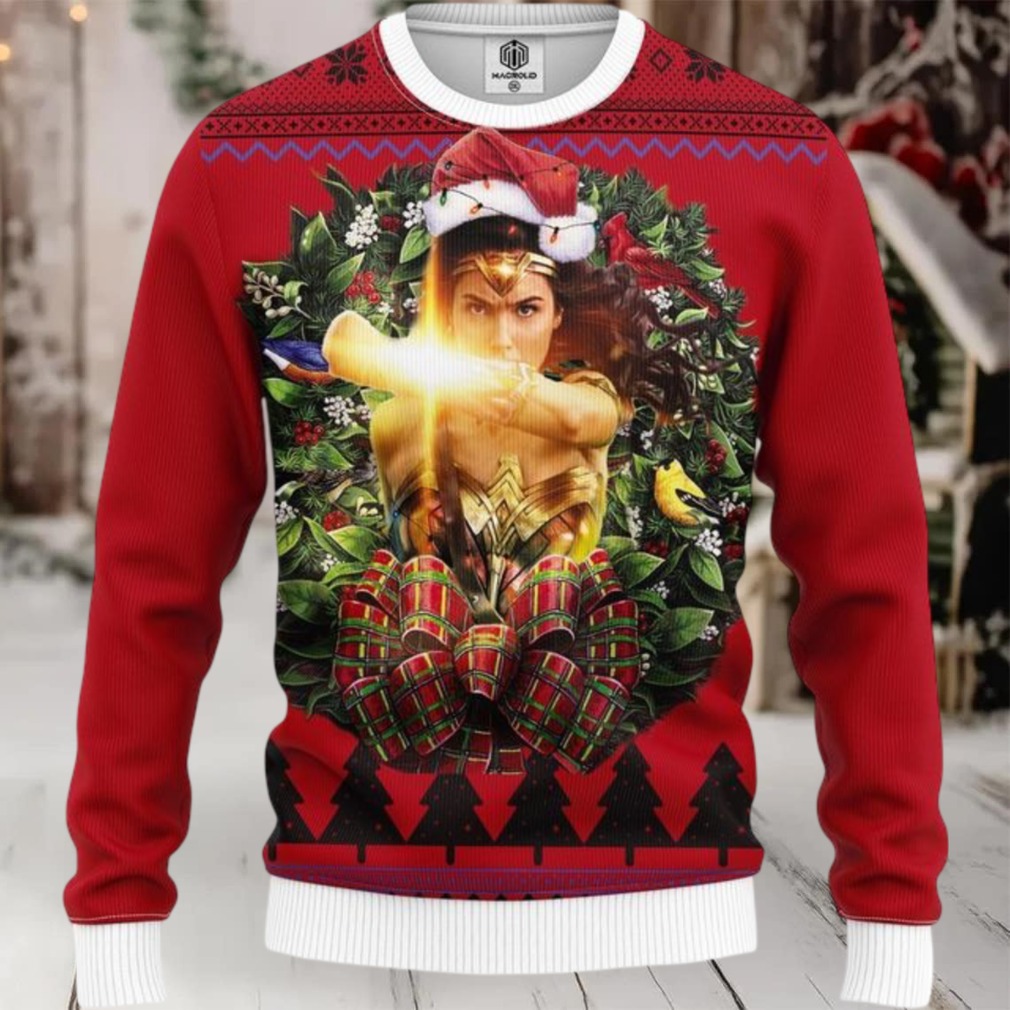 Wonder Woman Light Fight Noel Mc Ugly Christmas Sweater Thanksgiving Gift Wonder Woman Light Fight Noel Mc Ugly Christmas Sweater Thanksgiving Gift