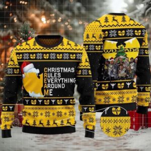 Wu Tang Clan Christmas Rules Everything Around Me Ugly Sweater