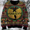 Wu Tang Clan Logo Signature Christmas Tree 2025 Ugly Christmas Sweater Wu Tang Clan Logo Signature Christmas Tree 2025 Ugly Christmas Sweater