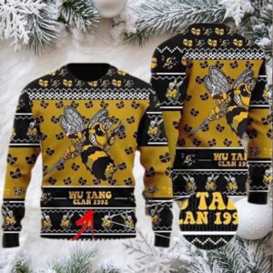 Wu Tang Clan Killer Bee Custom Ugly Christmas Sweater Wu Tang Clan Killer Bee Custom Ugly Christmas Sweater