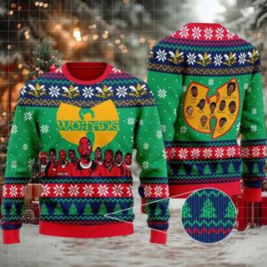 Wu tang Clan All Over Printed Ugly Christmas Member 36 Cream