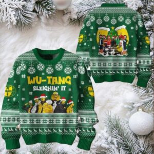Wu tang Clan Logo Ugly Christmas Sweater Wu tang Clan Logo Ugly Christmas Sweater