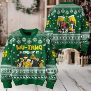 Wu tang Clan Logo Ugly Christmas Sweater
