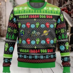 Wubba Lubba Rick and Morty Ugly Christmas Sweater