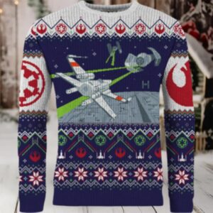 X Wing v TIE Fighter Ugly Christmas Sweater