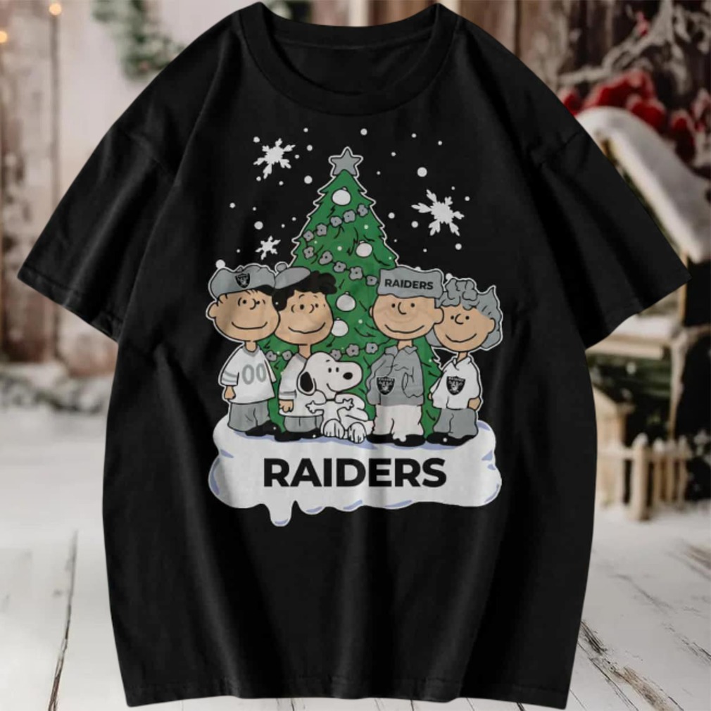 Merry Christmas Las Vegas Raiders X Peanuts Characters Shirt Merry Christmas Las Vegas Raiders X Peanuts Characters Shirt
