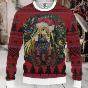 Yami To Love Ru Darkness Mc Ugly Christmas Sweater Thanksgiving Gift