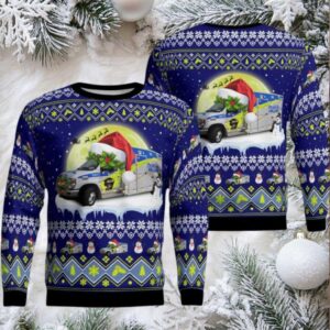 York Region EMS Christmas AOP Sweater