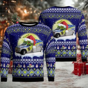 York Region EMS Christmas AOP Sweater
