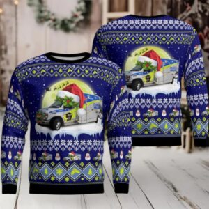 York Region EMS Christmas AOP Sweater