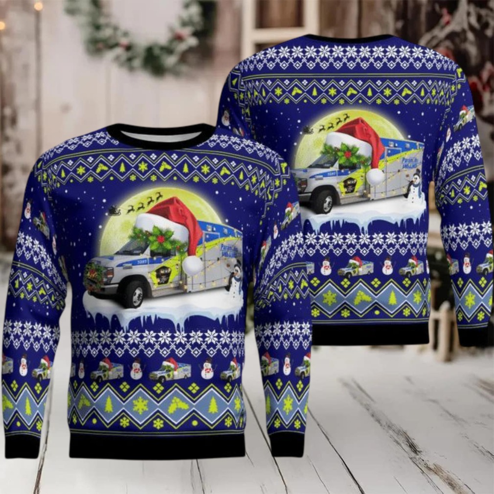 York Region EMS Christmas AOP Sweater York Region EMS Christmas AOP Sweater