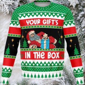 Your In The Box Naughty Meme 2025 Design 3d Ugly Christmas Sweater Your In The Box Naughty Meme 2025 Design 3d Ugly Christmas Sweater