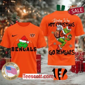 Cincinnati Bengals NFL Grinch Dr. Seuss Stealing Wins Not Christmas Shirt
