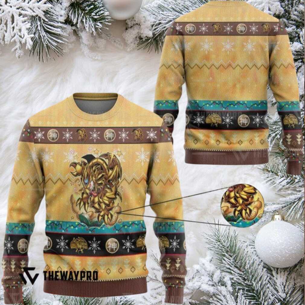 Yugioh The Winged Toon Of Ra Christmas Sweater Yugioh The Winged Toon Of Ra Christmas Sweater
