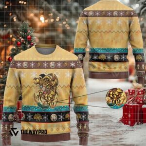 Yugioh The Winged Toon Of Ra Christmas Sweater