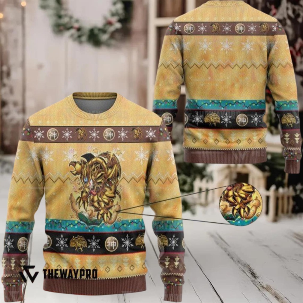 Yugioh The Winged Toon Of Ra Christmas Sweater Yugioh The Winged Toon Of Ra Christmas Sweater