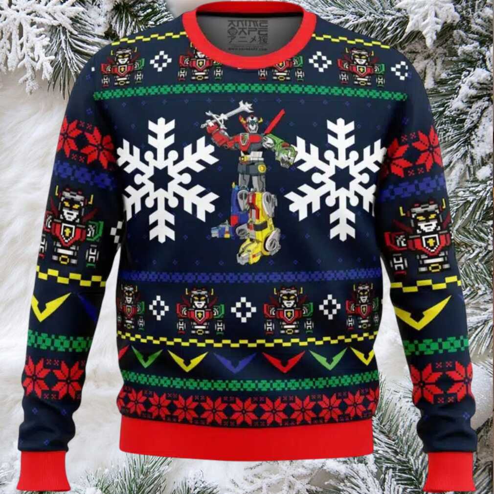 Yuletron Voltron Ugly Christmas Sweater Yuletron Voltron Ugly Christmas Sweater