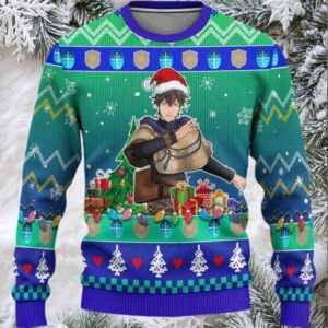 Yuno Anime Ugly Christmas Sweater Black Clover Xmas Gift Yuno Anime Ugly Christmas Sweater Black Clover Xmas Gift