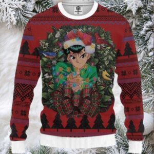 Yusuke Urameshi Yuyu Hakusho Mc Ugly Christmas Sweater Thanksgiving Gift Yusuke Urameshi Yuyu Hakusho Mc Ugly Christmas Sweater Thanksgiving Gift