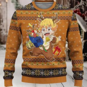 Zenitsu Demon Slayer Anime Ugly Christmas Sweater Xmas Gift