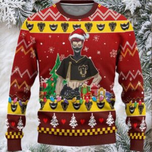 Zora Ideale Anime Ugly Christmas Sweater Black Clover Xmas Gift Zora Ideale Anime Ugly Christmas Sweater Black Clover Xmas Gift