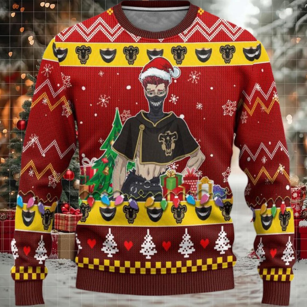Zora Ideale Anime Ugly Christmas Sweater Black Clover Xmas Gift Zora Ideale Anime Ugly Christmas Sweater Black Clover Xmas Gift