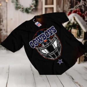 Dallas Cowboys Helmet and Wordmark T Shirt