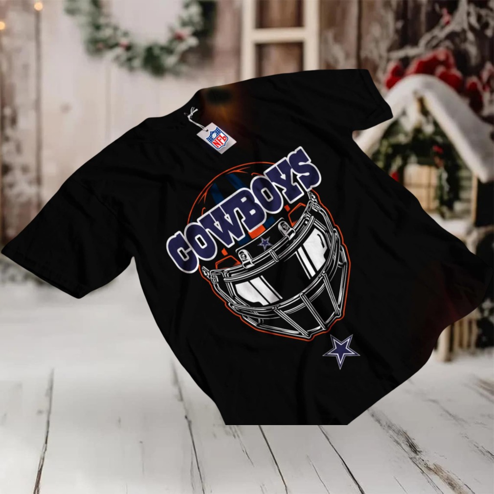Dallas Cowboys Helmet and Wordmark T Shirt Dallas Cowboys Helmet and Wordmark T Shirt