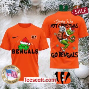 Cincinnati Bengals NFL Grinch Dr. Seuss Stealing Wins Not Christmas Shirt
